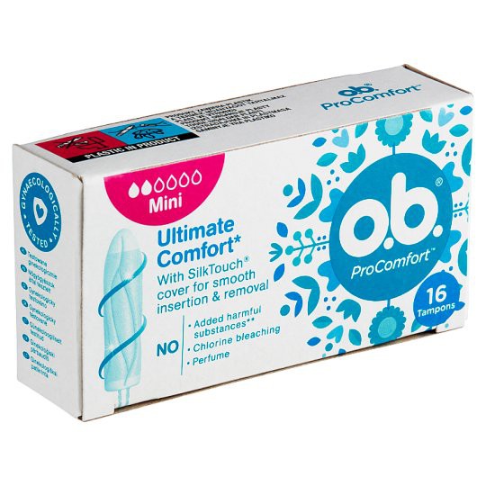 O.B.tampony ProComfort Mini 16ks | Zdravotnické potřeby - Dámská intimní hygiena
